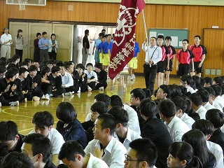 選手入場