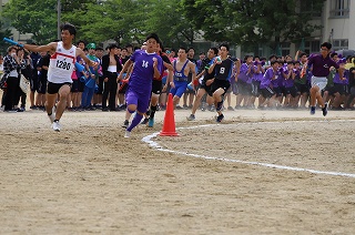 部活動対抗リレー　運動部