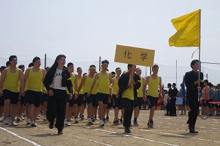 化学科　入場