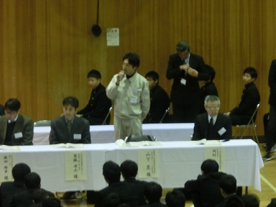 講評のようす