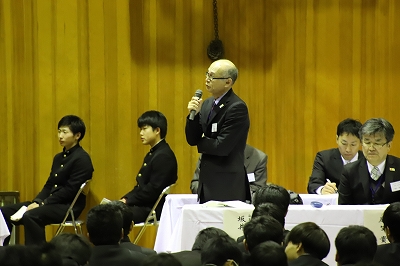 講評のようす