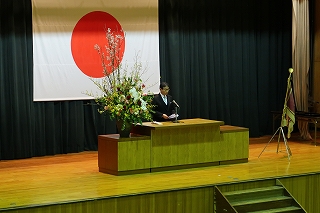 卒業式来賓